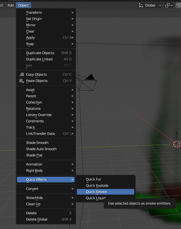 blenderのSmokeシミュレーションを使った二色の煙の発生について紹介！