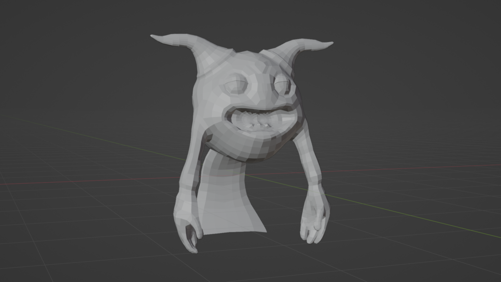 blender でスカルプトしてリトポロジをする