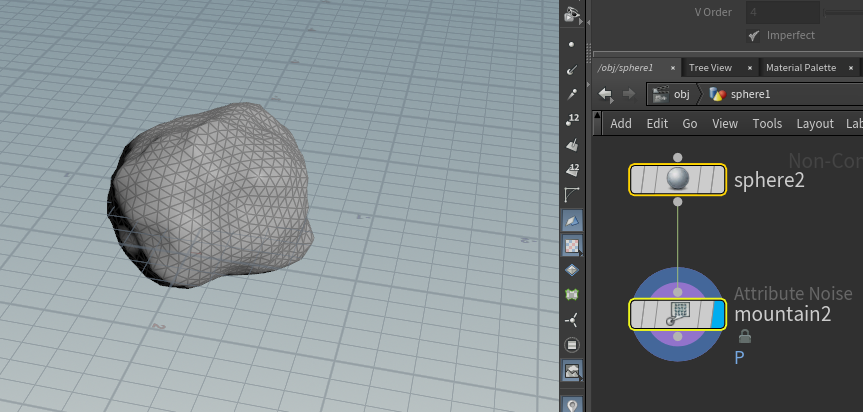 Houdini 岩の作り方