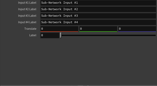 Houdini Edit Parameter Interface