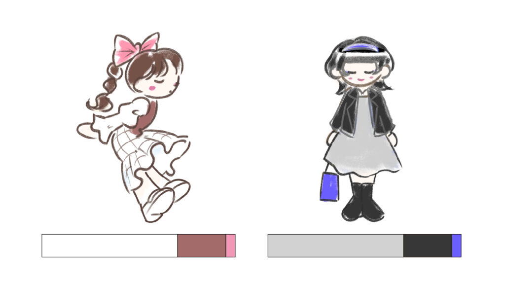 『知識でおしゃれを作る』配色の比率について