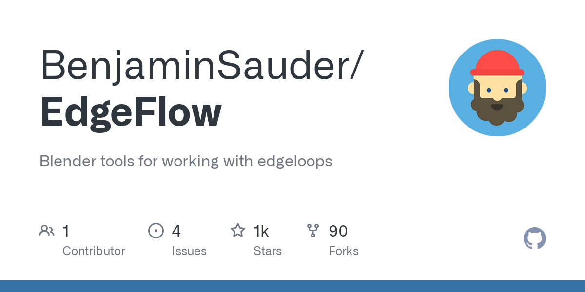 blender でメッシュの流れを整える「Edge Flow」の紹介