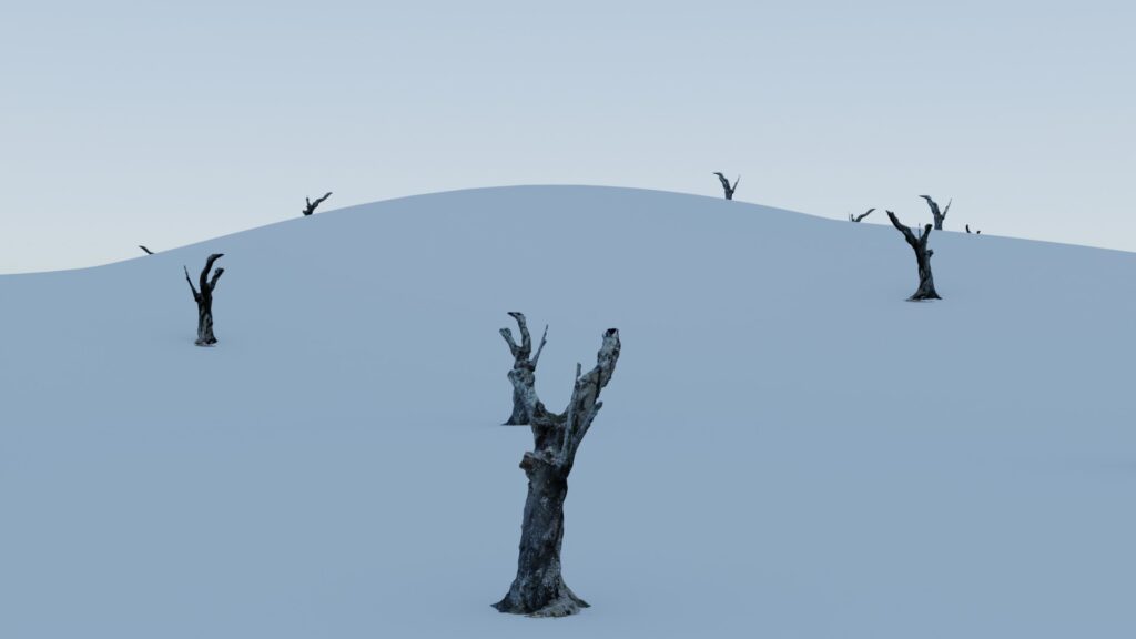 【blender】geometry node のレンダリング方法について紹介！