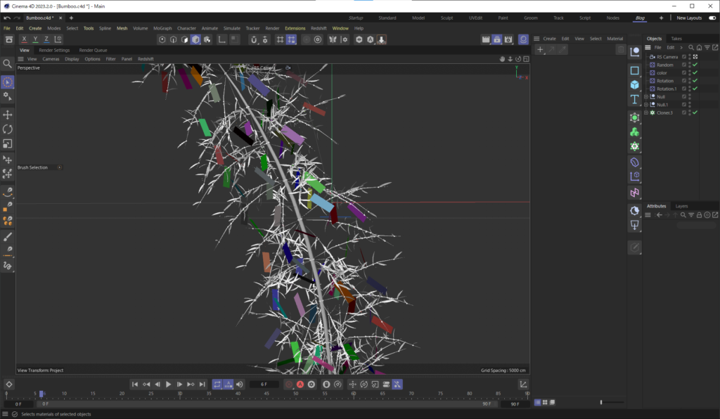 C4Dで七夕を作る