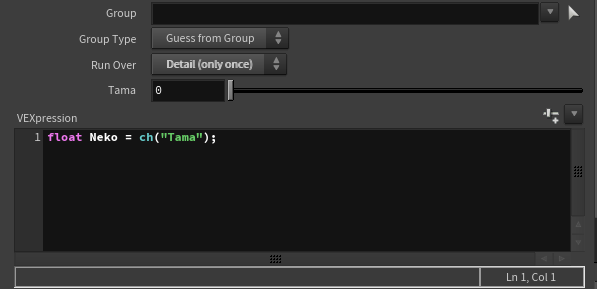 Houdini AttributeWrangleとPasteRelative