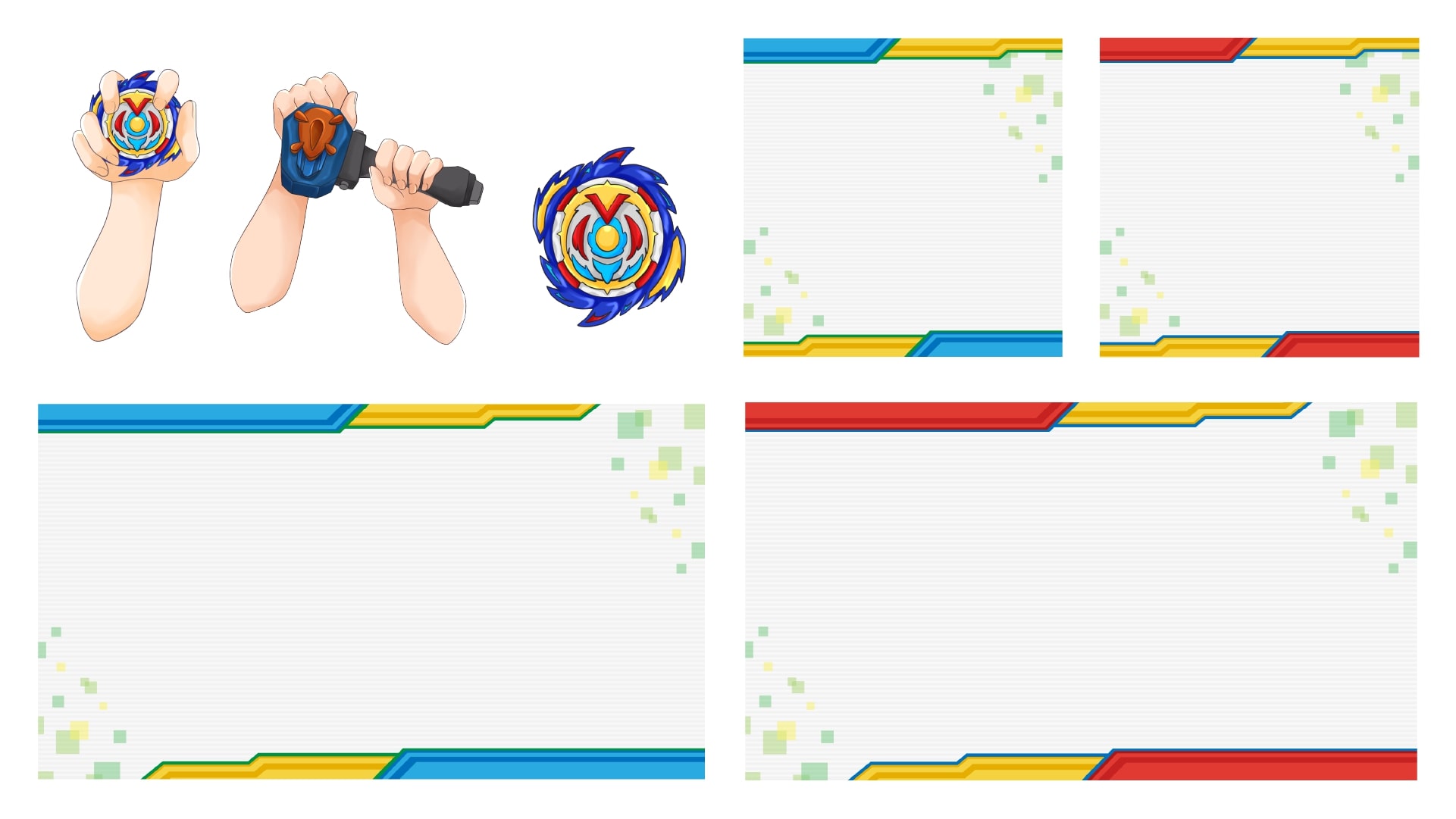 VTuber、ライバー向け無料素材 リモートベイバトル編【フリー素材・作り方】