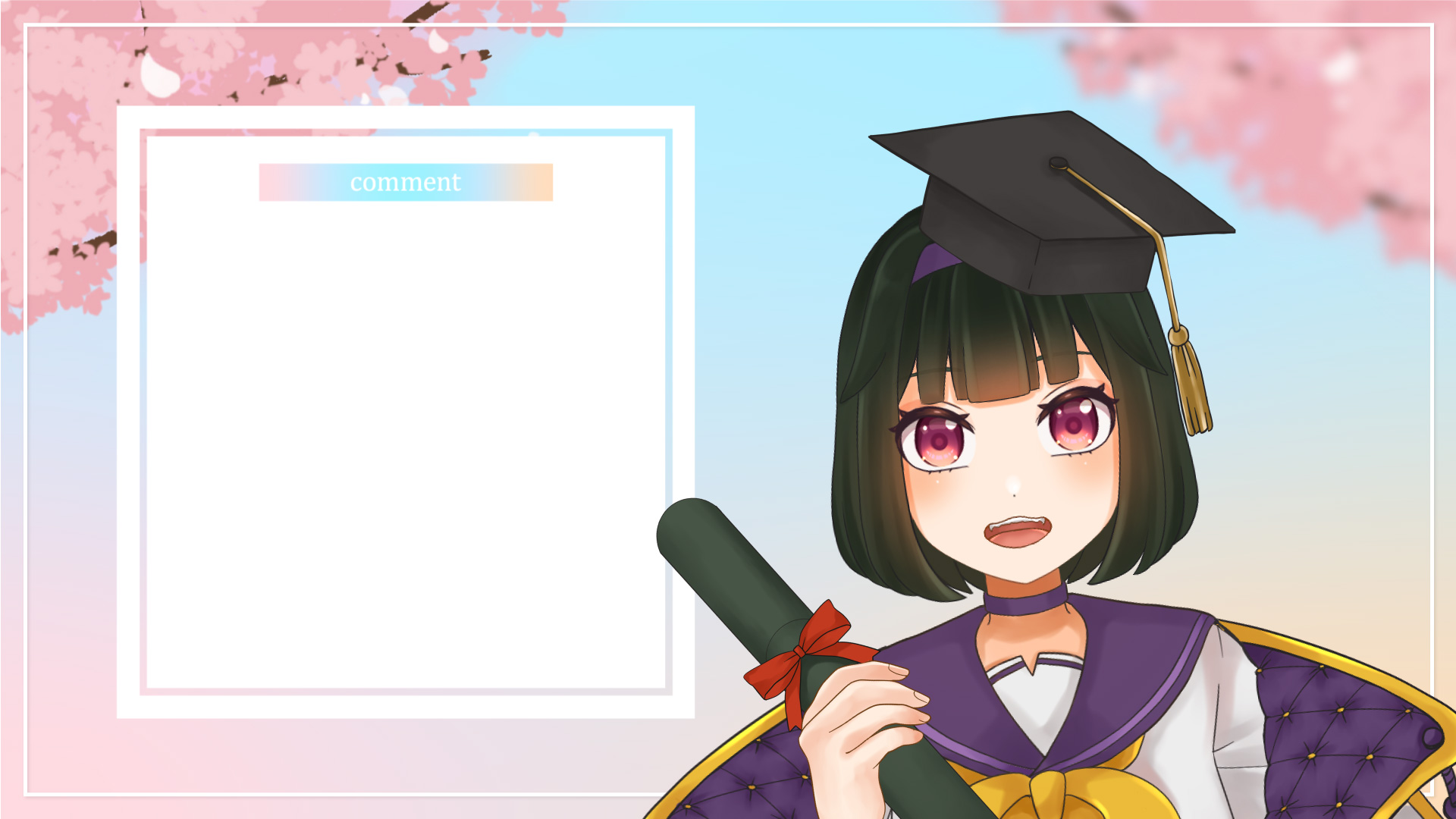 VTuber、ライバー向け無料素材 卒業式素材編【フリー素材・作り方】