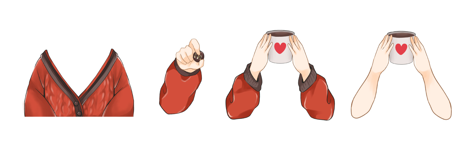 VTuber、ライバー向けバレンタイン無料素材 イラスト素材編【フリー素材・作り方】