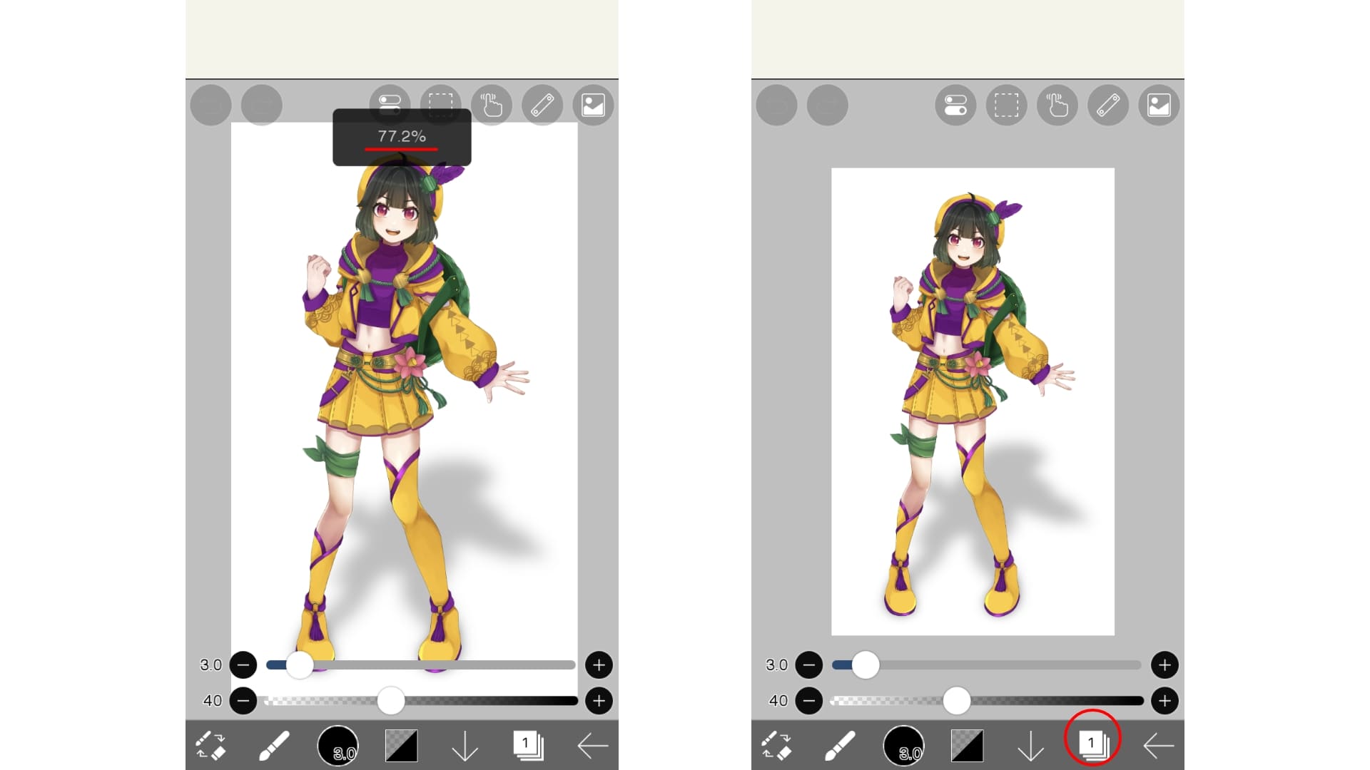 VTuber、ライバー向けスマホで簡単作成編【素材の作り方】