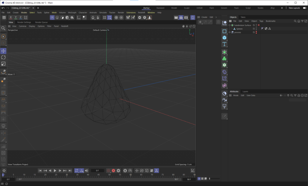 C4Dでケーキを作る