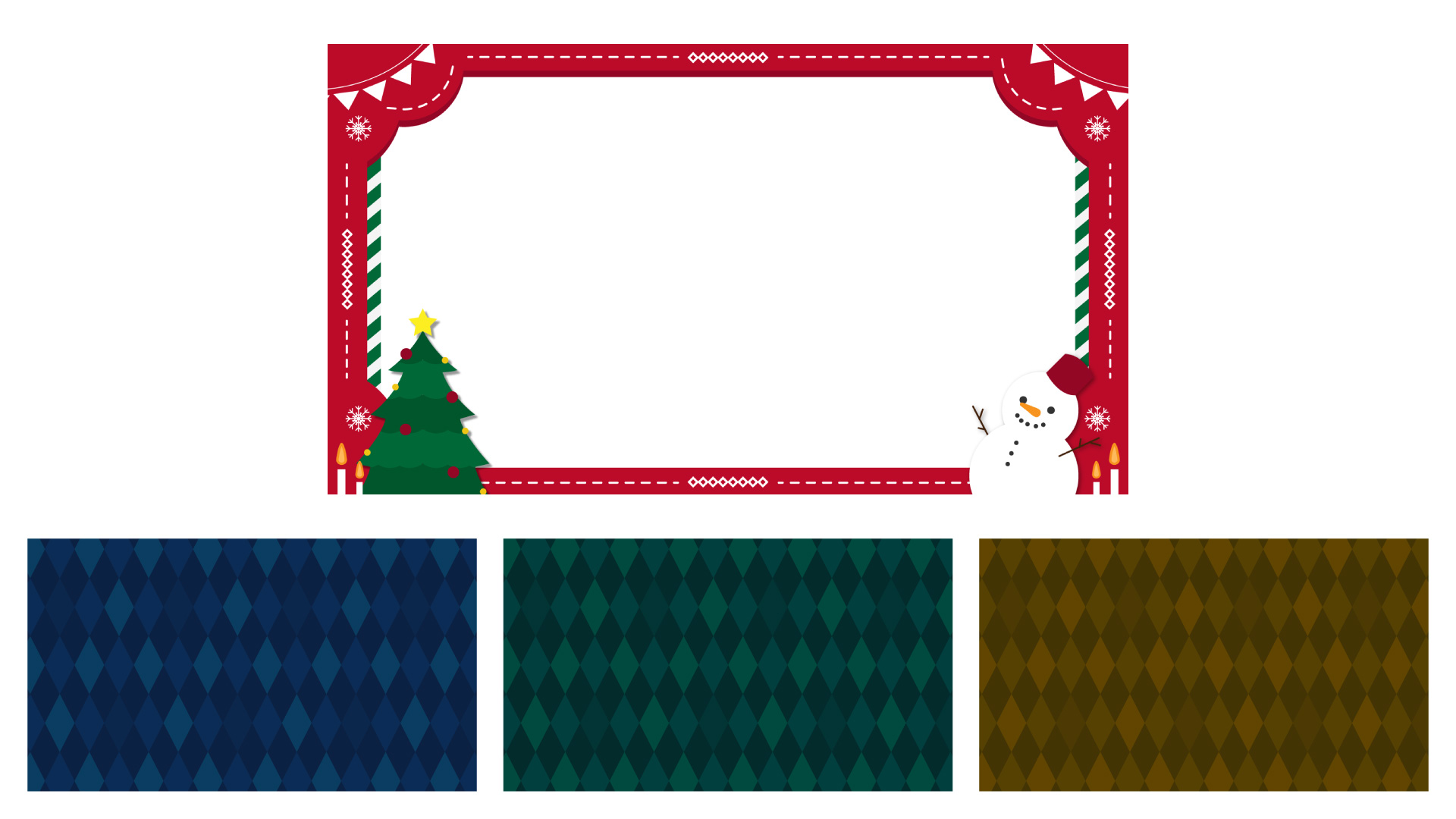 クリスマスに向けて！VTuber、ライバー向け配信素材 サムネイル編【クリスマス フリー素材】