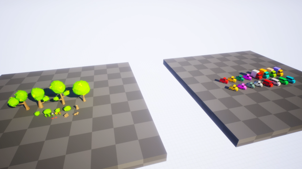 UE マケプレ2 月の無料コンテンツ「SimPoly Town」使ってみた！