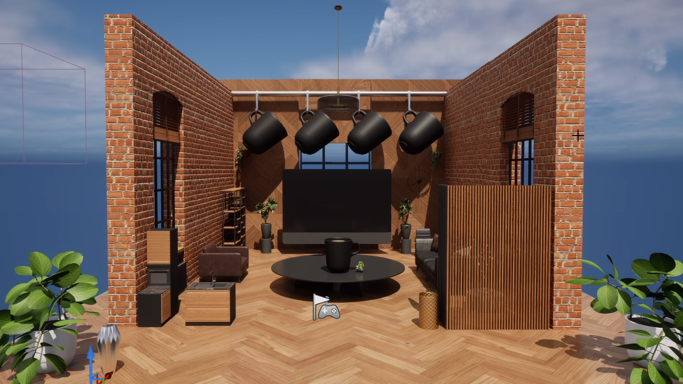 UE マケプレ11 月の無料コンテンツで素敵なお部屋を作ってみた！