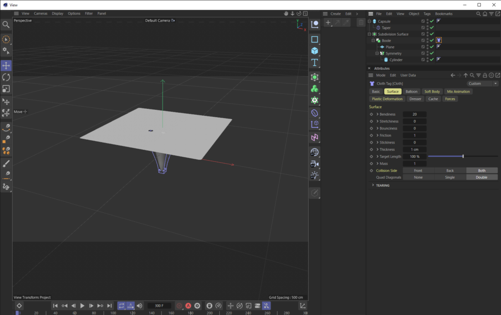 C4Dでオバケを作る