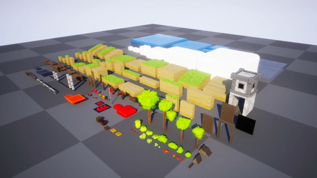 UE マケプレ12 月の無料コンテンツでジャンプアクションゲームが簡単に作れちゃう！！