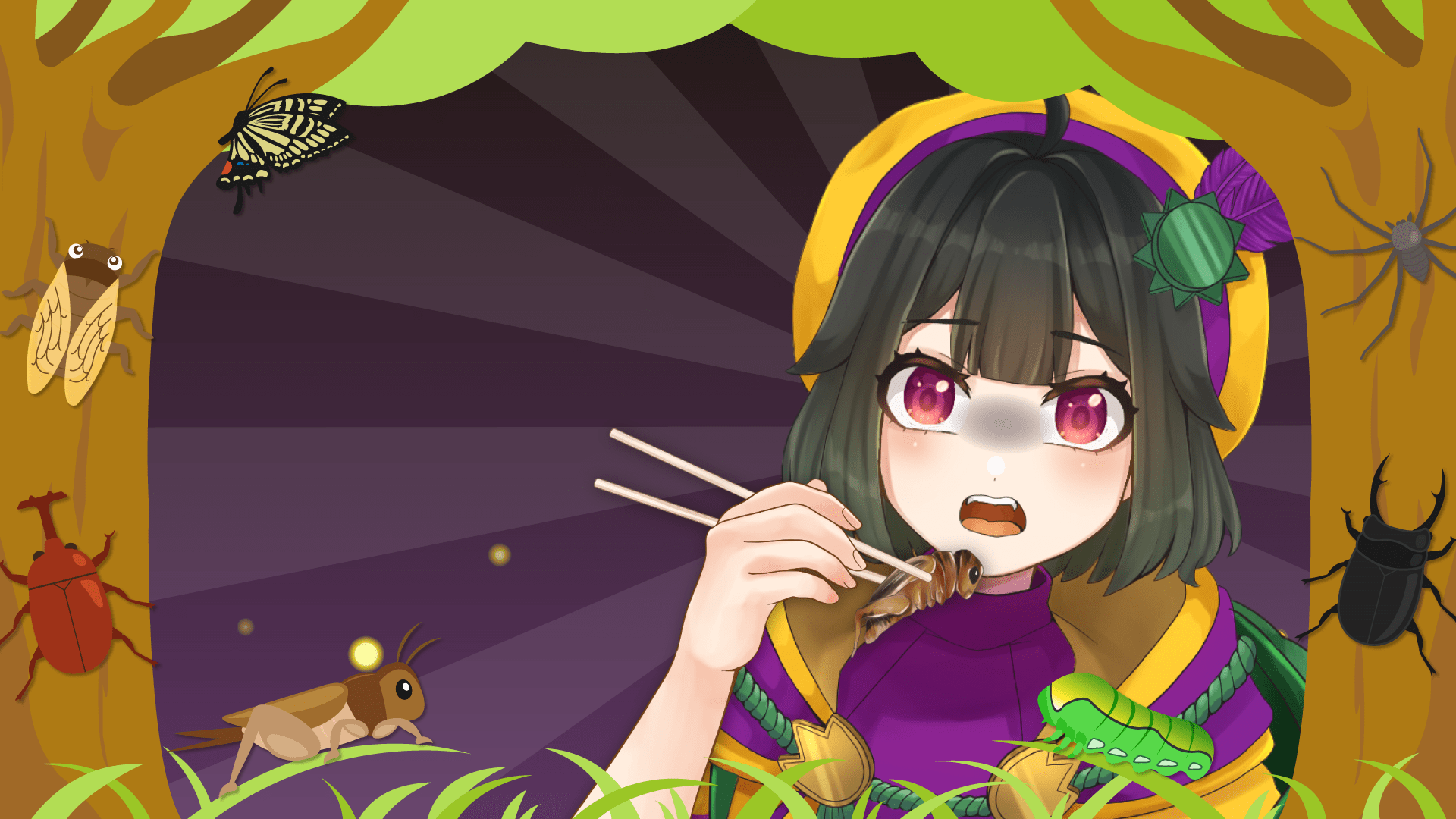 無料で使えるVTuber、ライバー向け配信素材サムネ編【夏のイラスト・フリー素材・作り方】