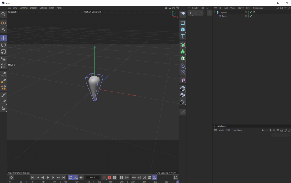 C4Dでオバケを作る