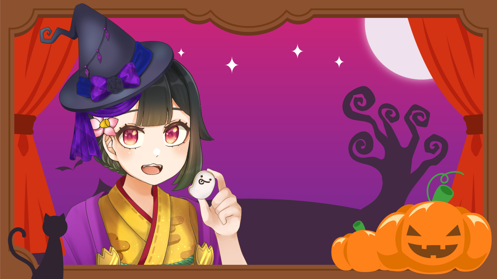 VTuber、ライバー向けハロウィン無料素材 サムネ編【フリー素材・作り方】