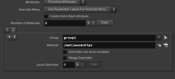 Houdini Edit Parameter Interface