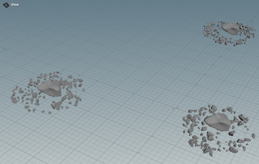 Houdini 岩の作り方