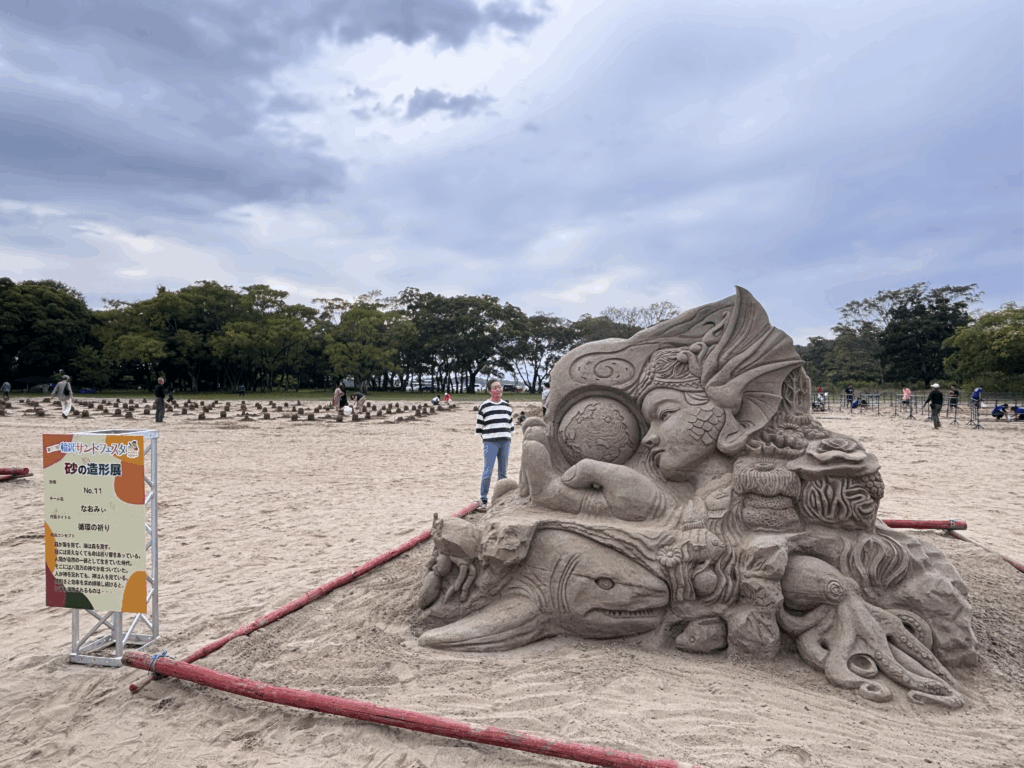 終了迫る！サンドアートフェス！