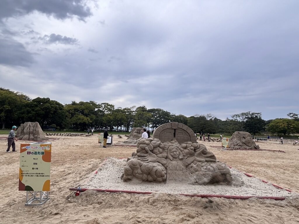終了迫る！サンドアートフェス！